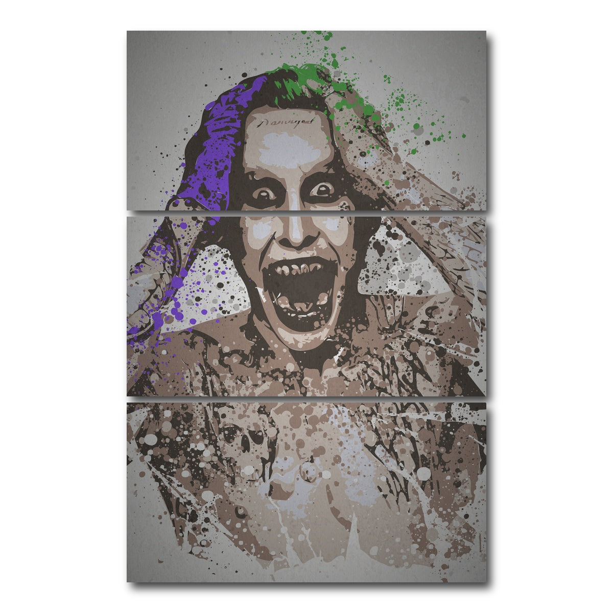 AUTO-MOCKUP WHITE | Mr J | 3 Piece | Gallery Wrap Canvas | group=12x24_stacked