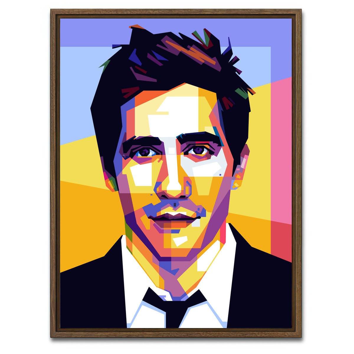 AUTO-MOCKUP WHITE | Mr Jack | 1 Piece | Walnut Framed Canvas | group=3x4