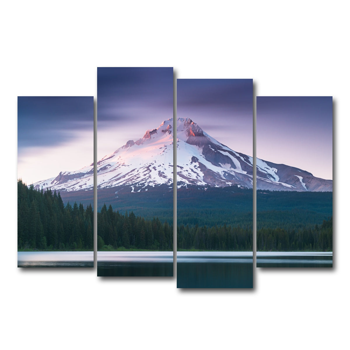 AUTO-MOCKUP WHITE | Mt. Hood | 4 Piece | Gallery Wrap Canvas | group=4_normal