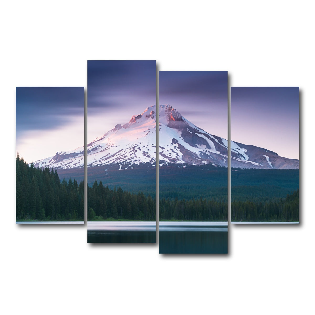 AUTO-MOCKUP WHITE | Mt. Hood | 4 Piece | Gallery Wrap Canvas | group=4_short