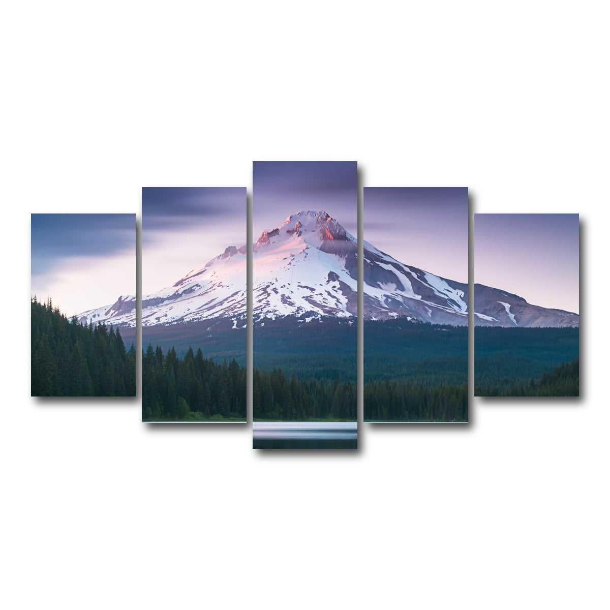 AUTO-MOCKUP WHITE | Mt. Hood | 5 Piece | Gallery Wrap Canvas | group=5_normal