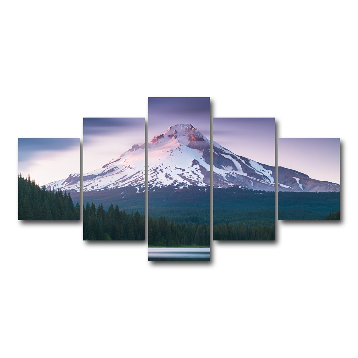 AUTO-MOCKUP WHITE | Mt. Hood | 5 Piece | Gallery Wrap Canvas | group=5_short