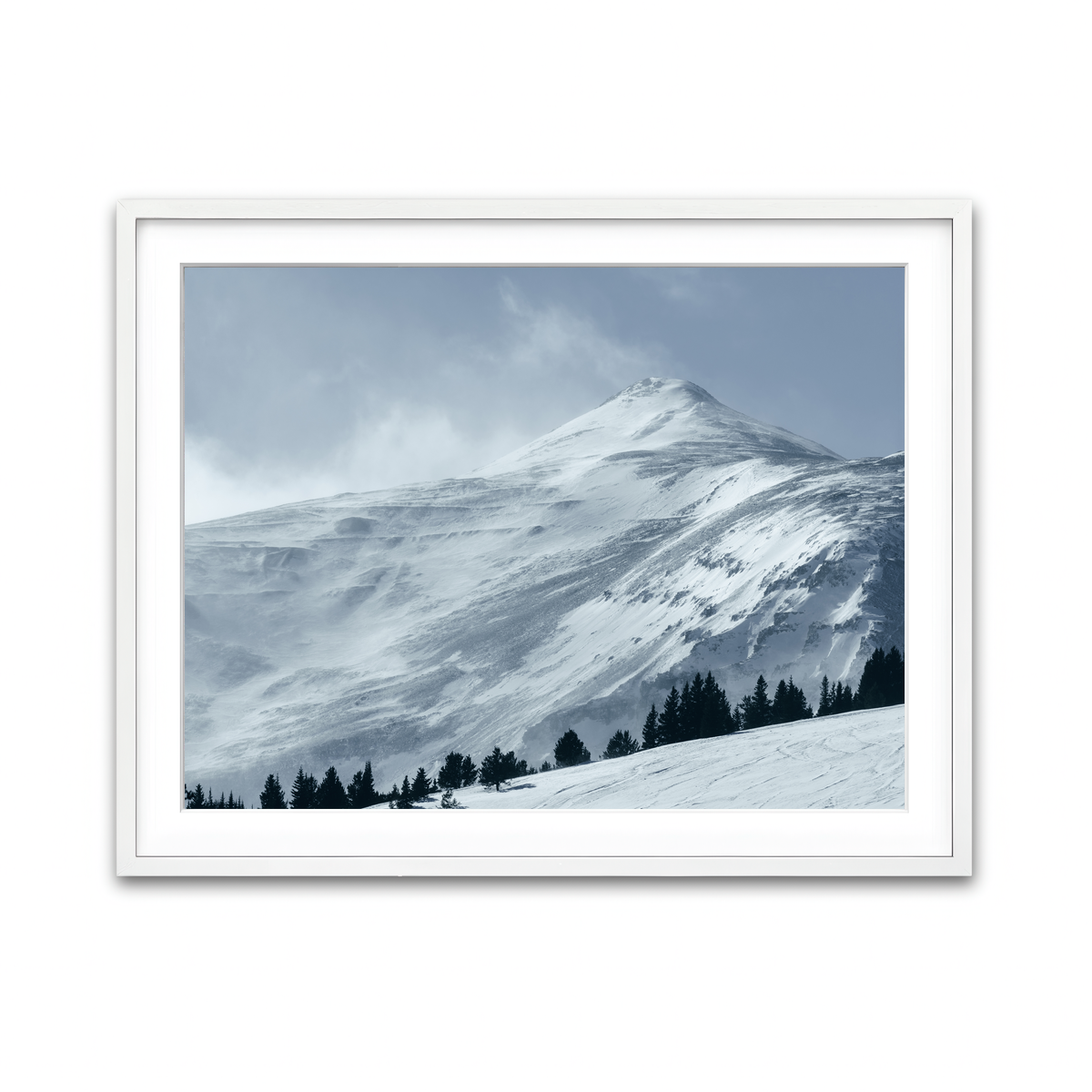 Framed Print 4x3 White