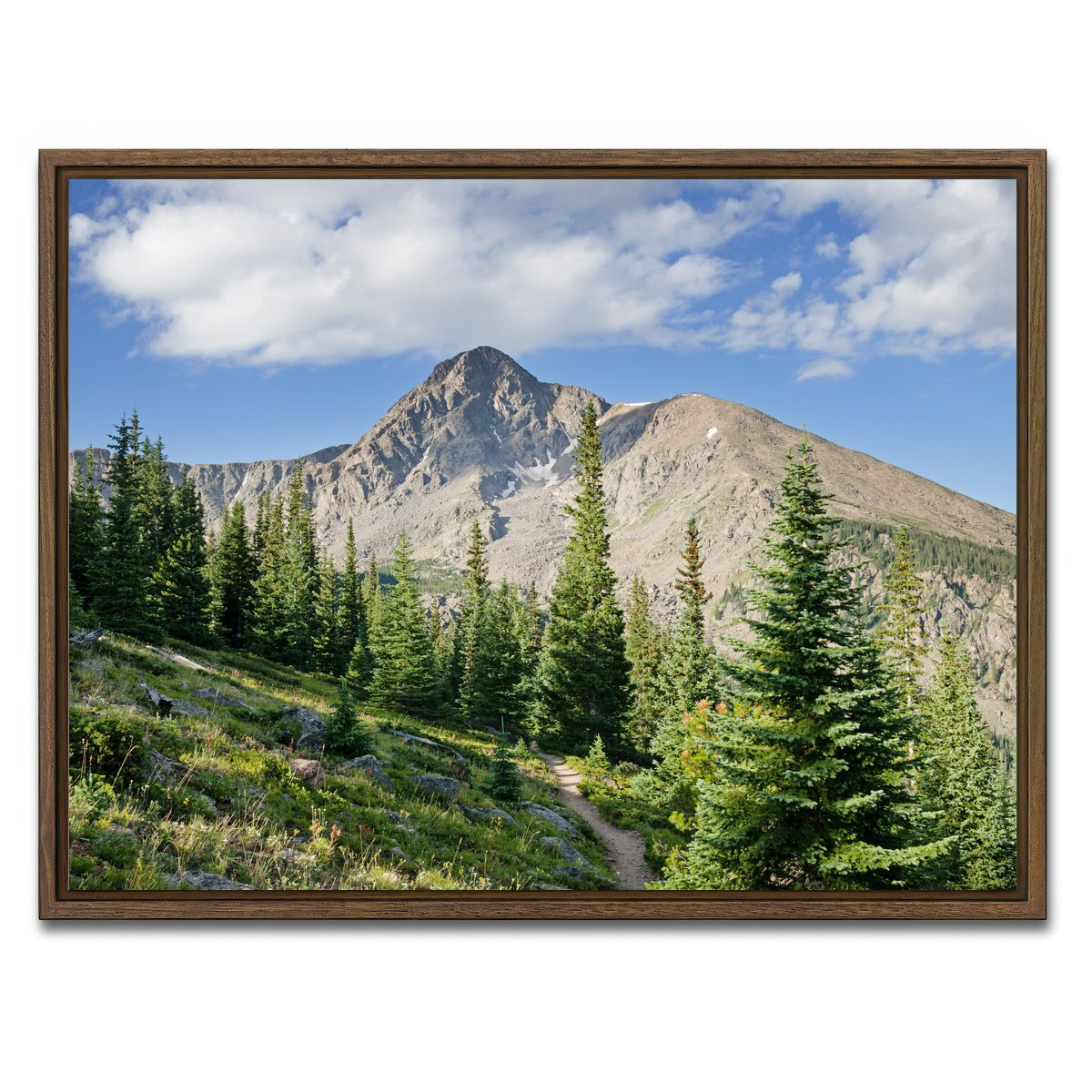 AUTO-MOCKUP WHITE | Mt. of the Holy Cross | 1 Piece | Walnut Framed Canvas | group=4x3