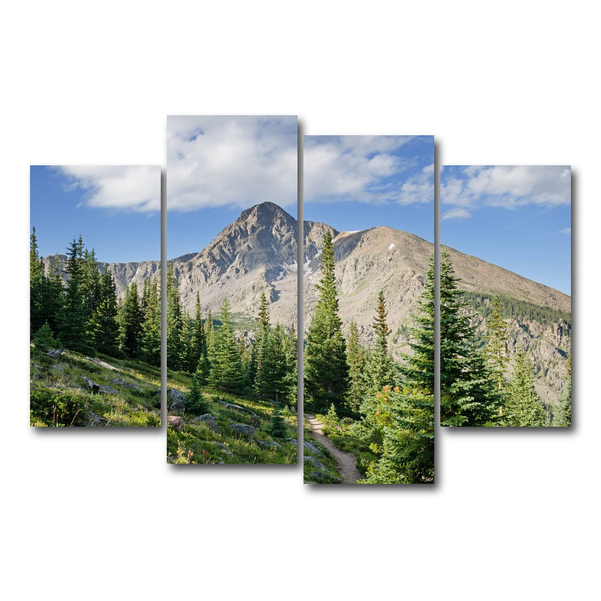 AUTO-MOCKUP WHITE | Mt. of the Holy Cross | 4 Piece | Gallery Wrap Canvas | group=4_short