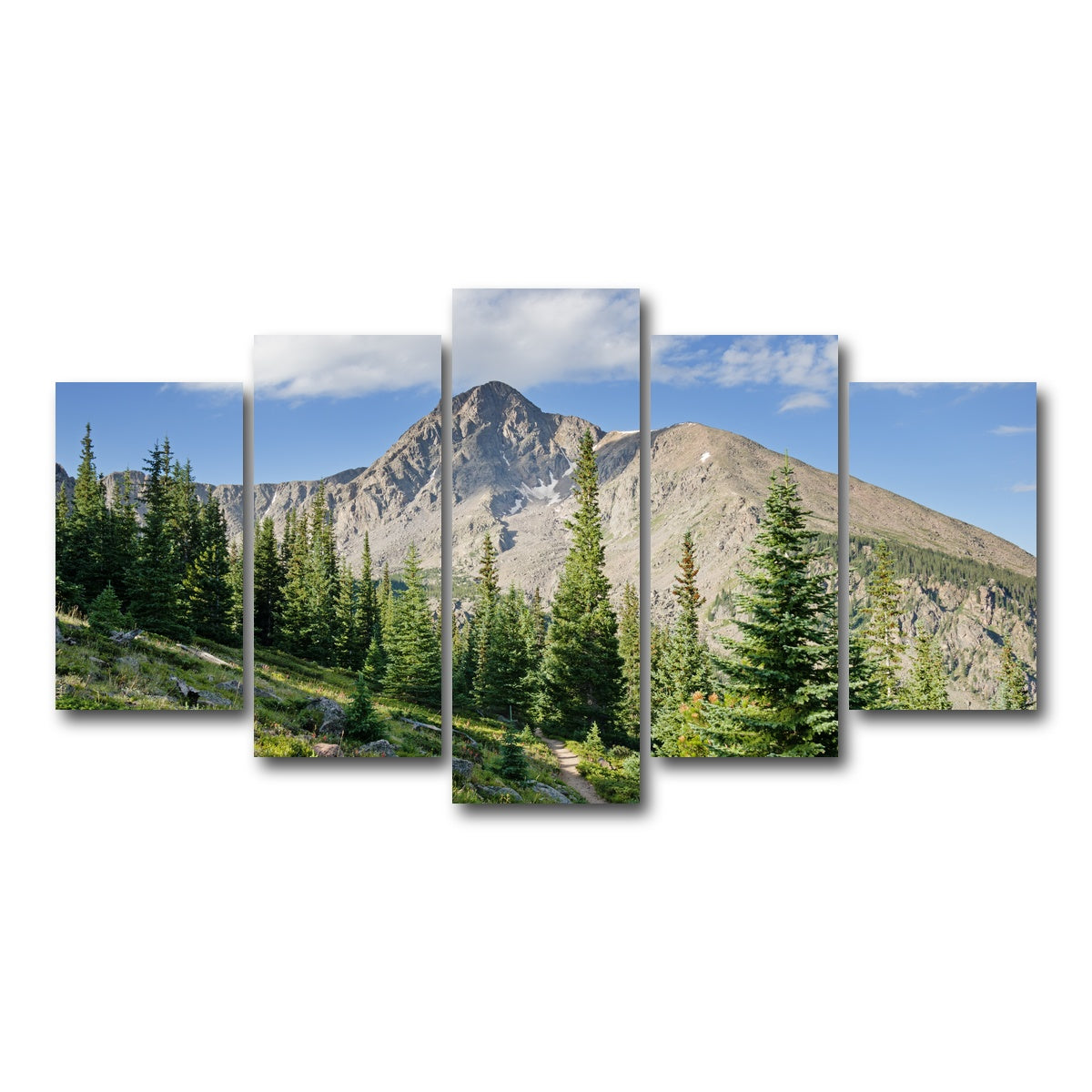 AUTO-MOCKUP WHITE | Mt. of the Holy Cross | 5 Piece | Gallery Wrap Canvas | group=5_normal