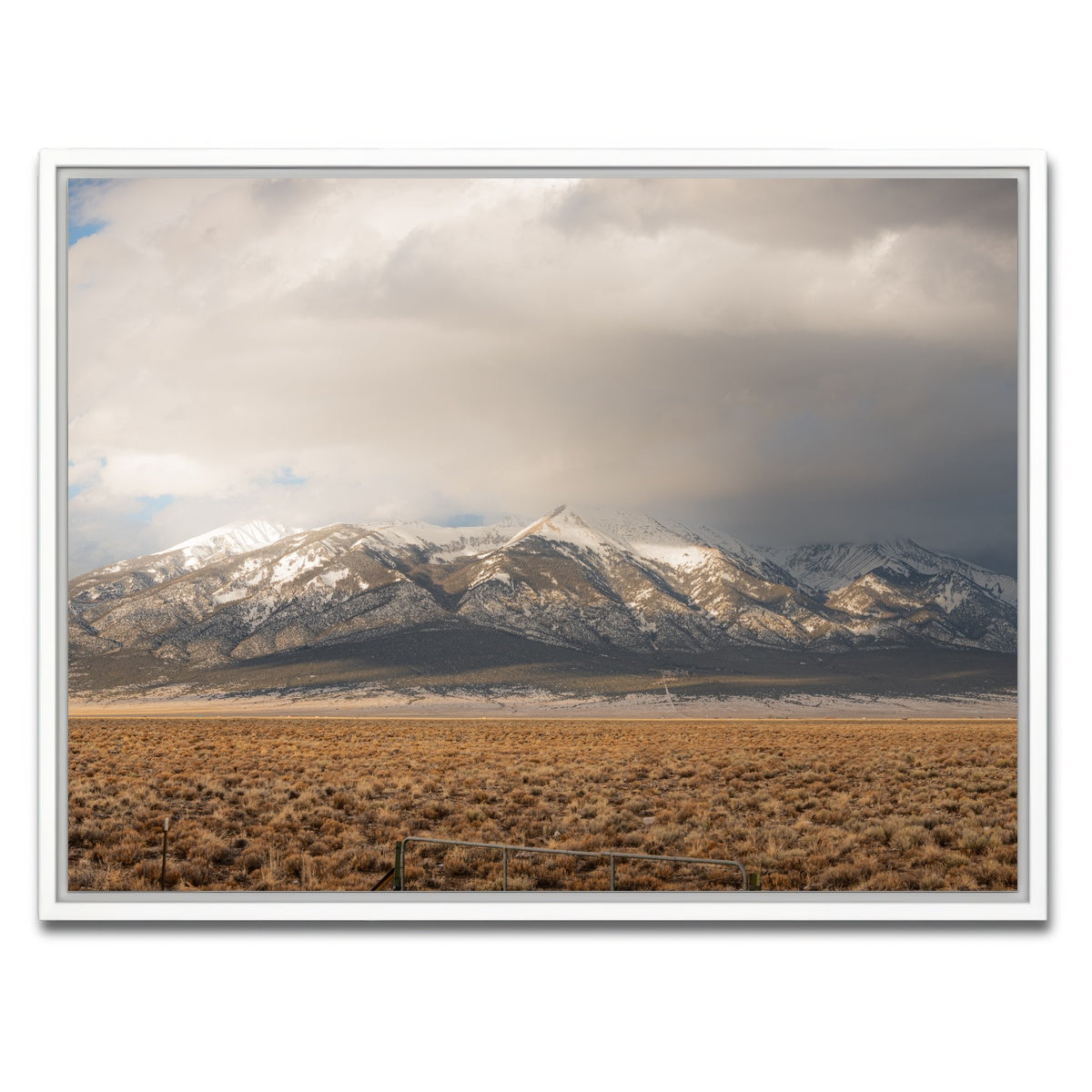 AUTO-MOCKUP WHITE | Mt Blanca Pano | 1 Piece | White Framed Canvas | group=4x3