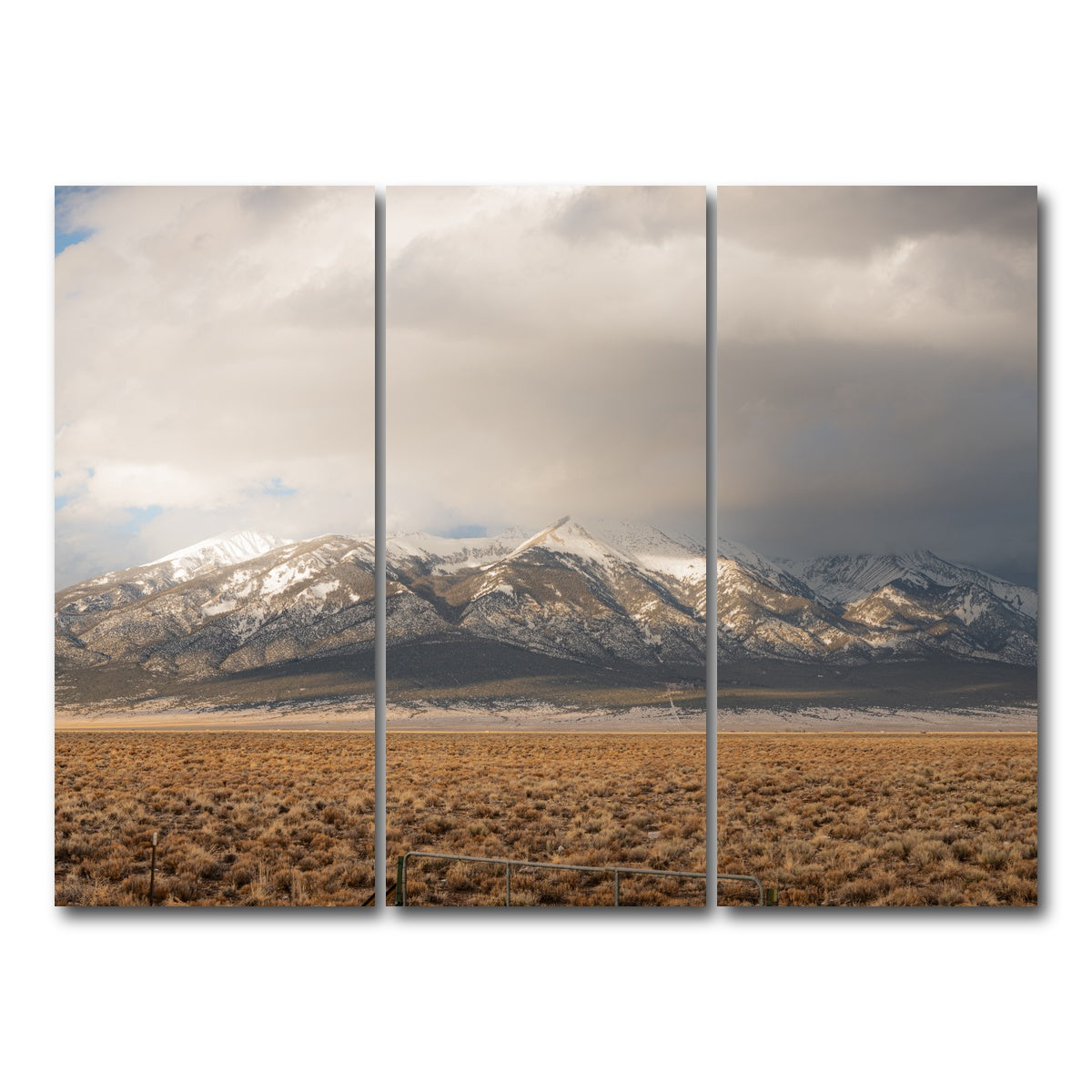 AUTO-MOCKUP WHITE | Mt Blanca Pano | 3 Piece | Gallery Wrap Canvas | group=8x18