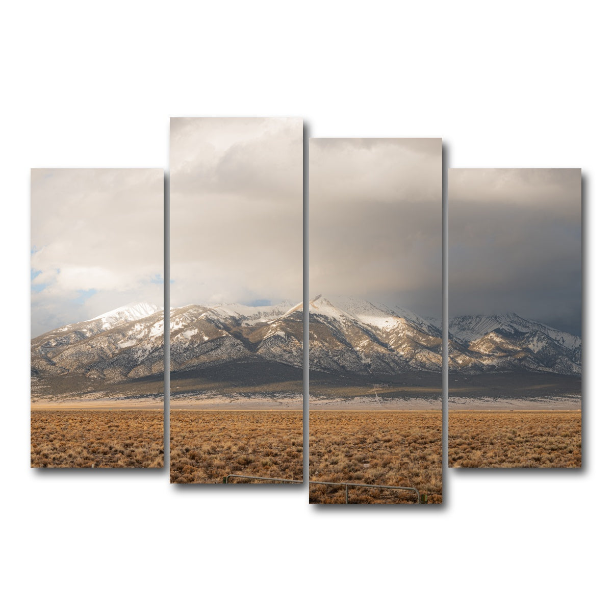 AUTO-MOCKUP WHITE | Mt Blanca Pano | 4 Piece | Gallery Wrap Canvas | group=4_normal