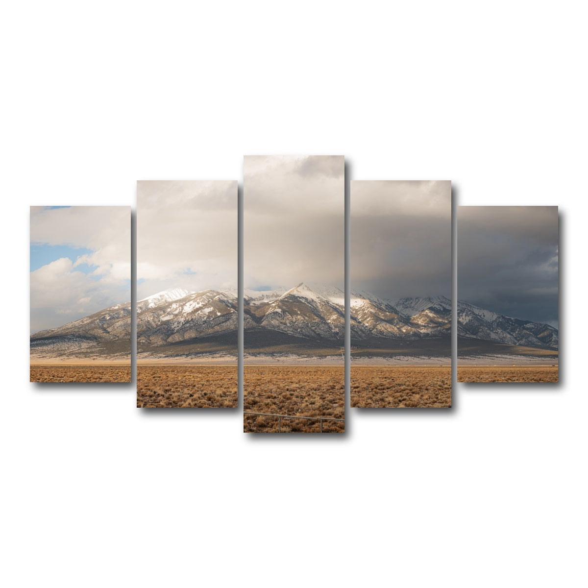 AUTO-MOCKUP WHITE | Mt Blanca Pano | 5 Piece | Gallery Wrap Canvas | group=5_normal
