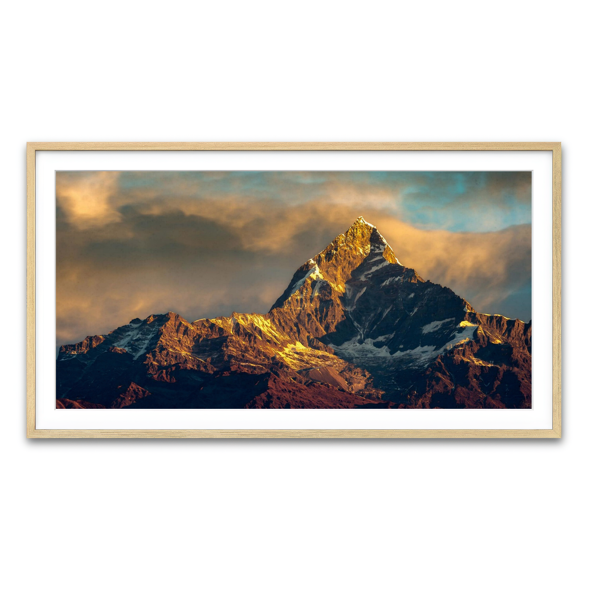 Framed Print 2x1 Natural