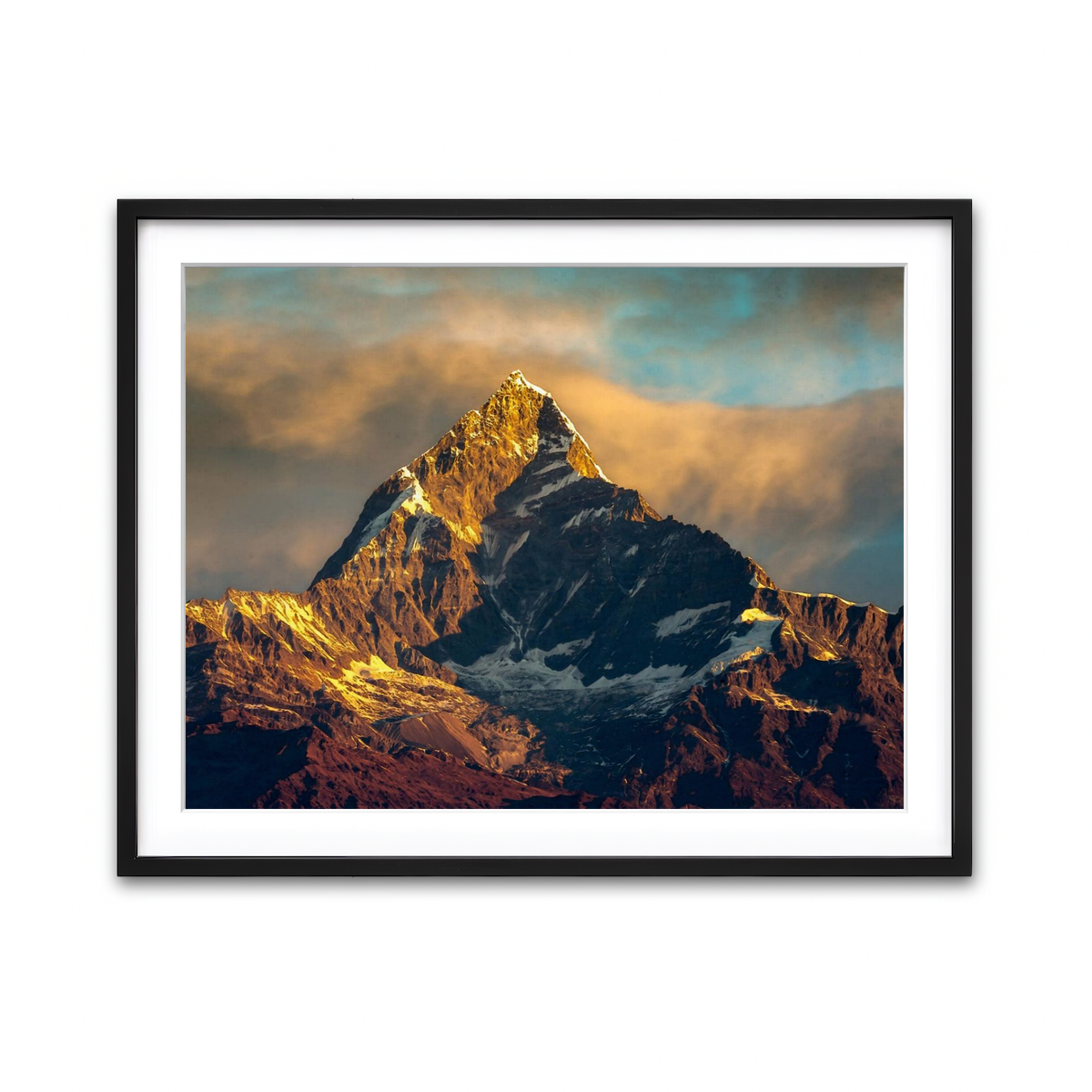 Framed Print 4x3 Black