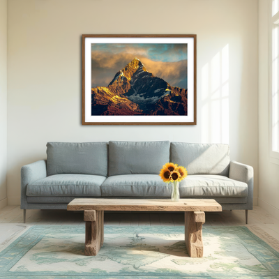 AUTO-MOCKUP ROOM | Mt Machhapuchhre - Fishtail Wall Art