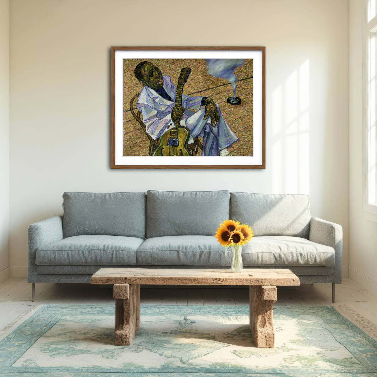 AUTO-MOCKUP ROOM | Muddy Waters Wall Art