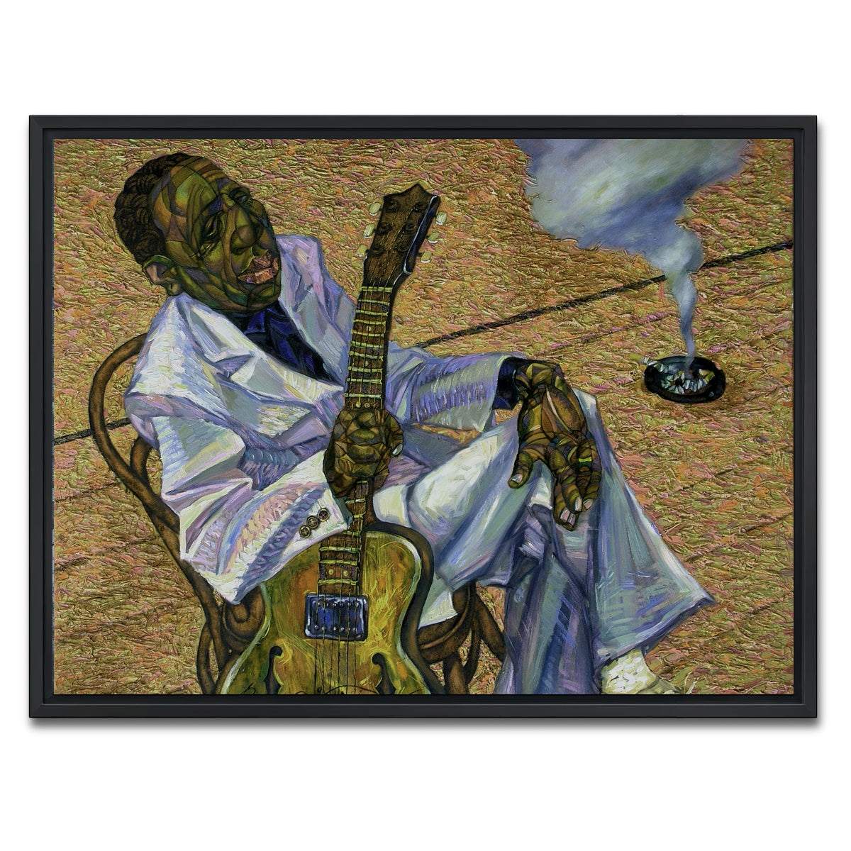 AUTO-MOCKUP WHITE | Muddy Waters | 1 Piece | Black Framed Canvas | group=4x3