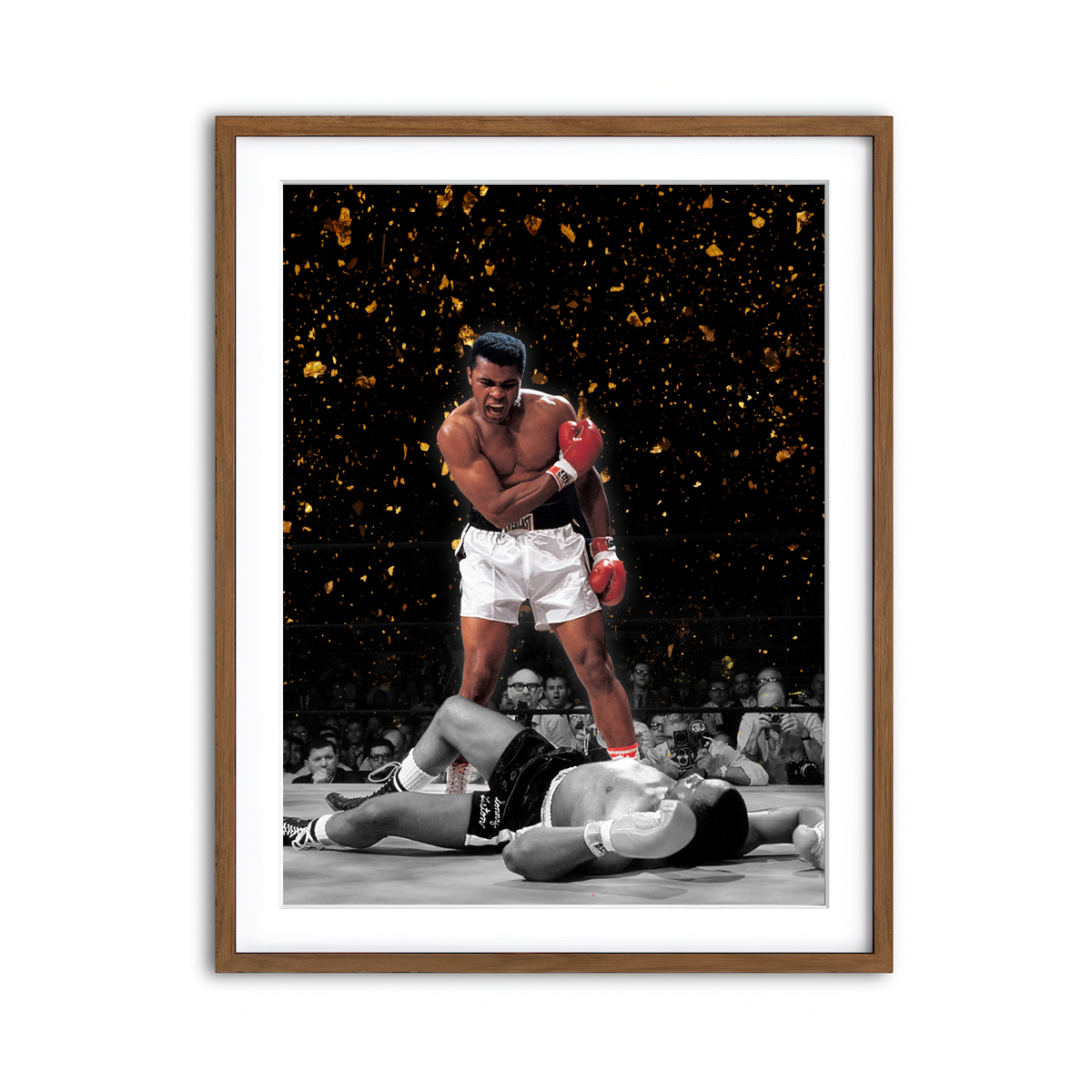 Framed Print 3x4 Walnut