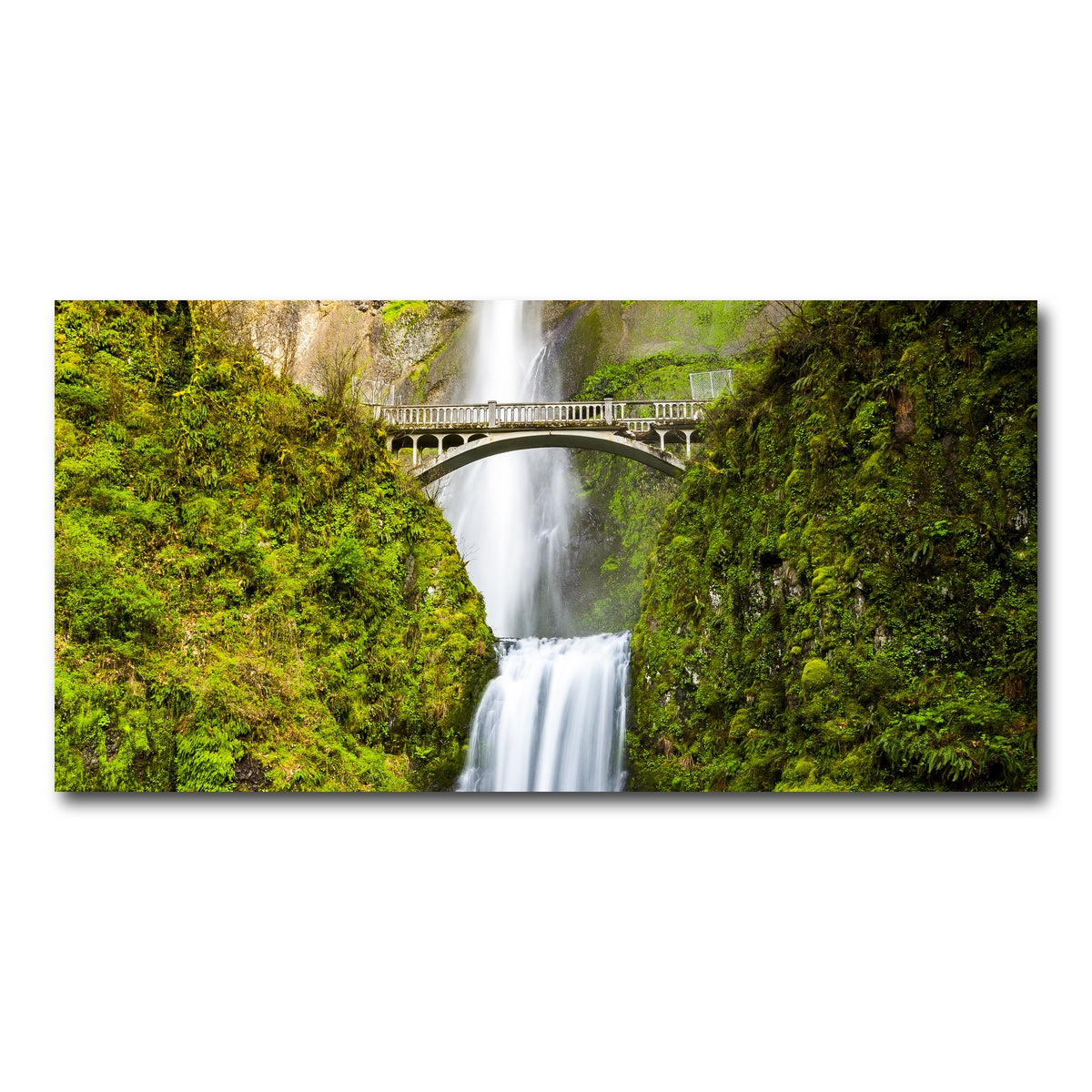 AUTO-MOCKUP WHITE | Multnomah Falls | 1 Piece | Gallery Wrap Canvas | group=2x1