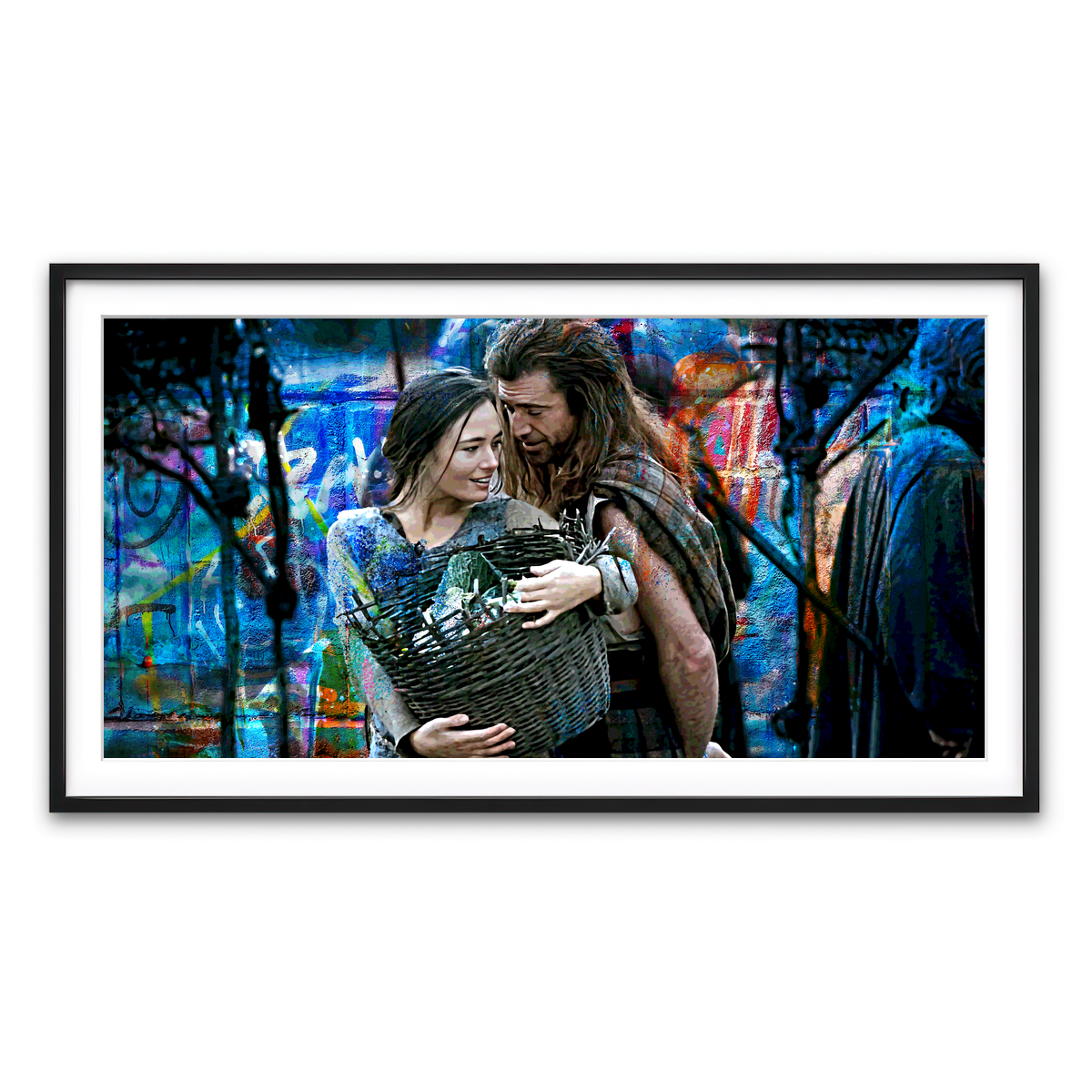 Framed Print 2x1 Black