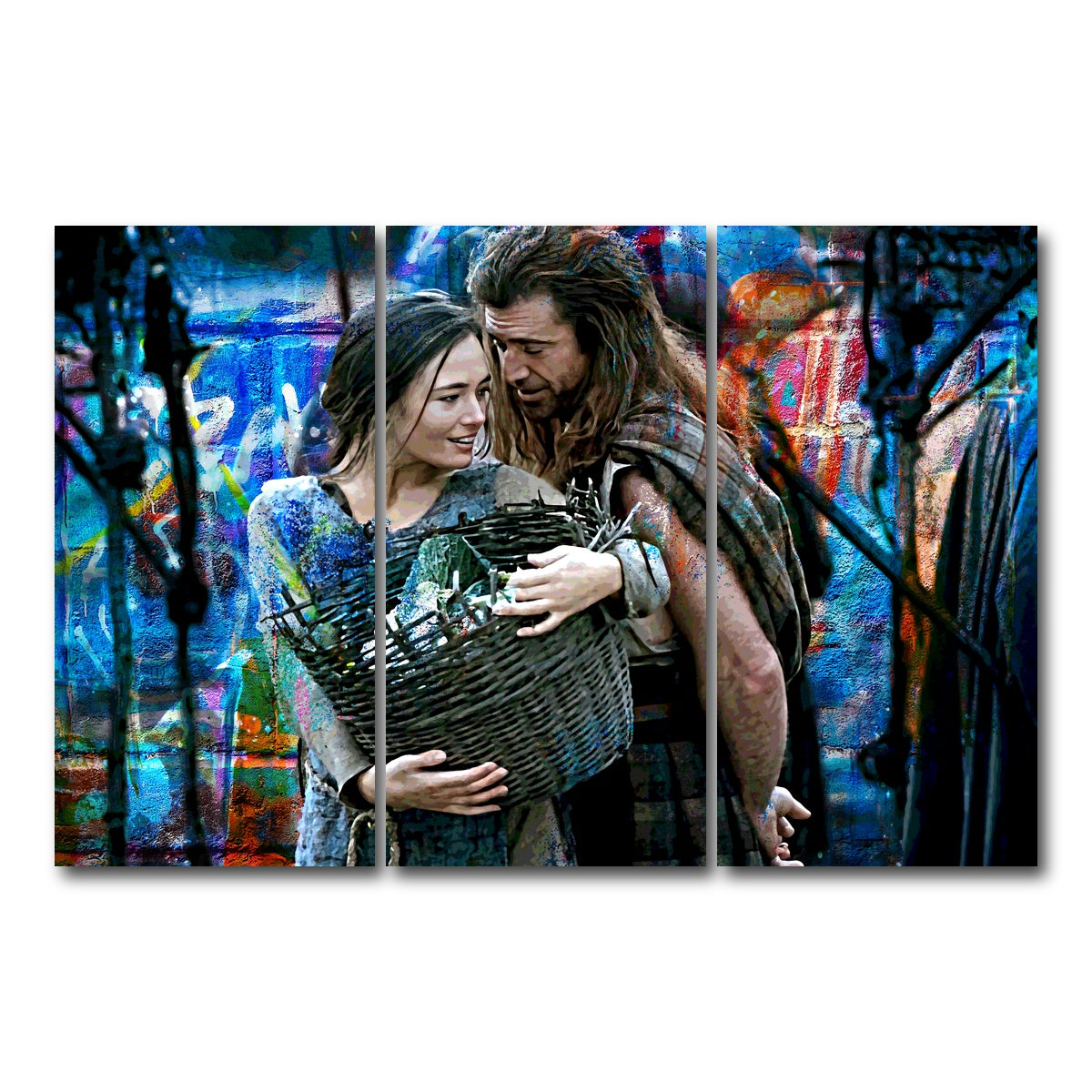 AUTO-MOCKUP WHITE | Murron and Wallace | 3 Piece | Gallery Wrap Canvas | group=12x24