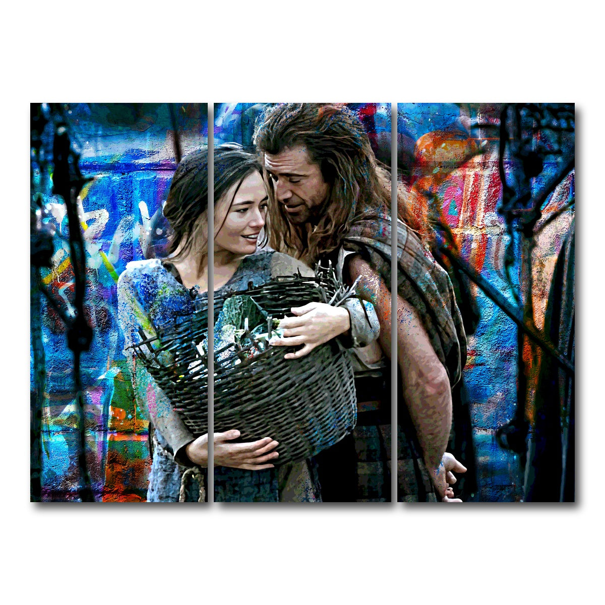 AUTO-MOCKUP WHITE | Murron and Wallace | 3 Piece | Gallery Wrap Canvas | group=8x18