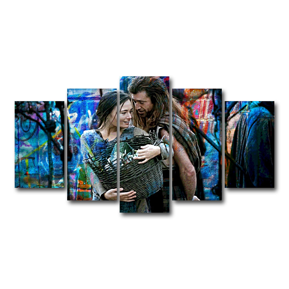 AUTO-MOCKUP WHITE | Murron and Wallace | 5 Piece | Gallery Wrap Canvas | group=5_normal