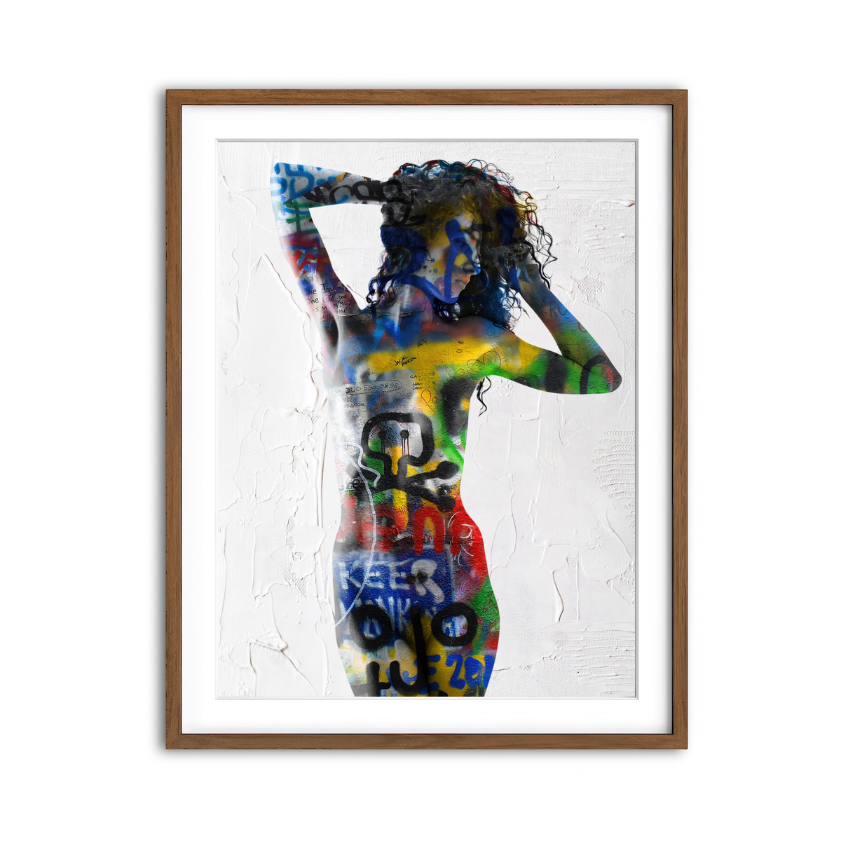 Framed Print 3x4 Walnut