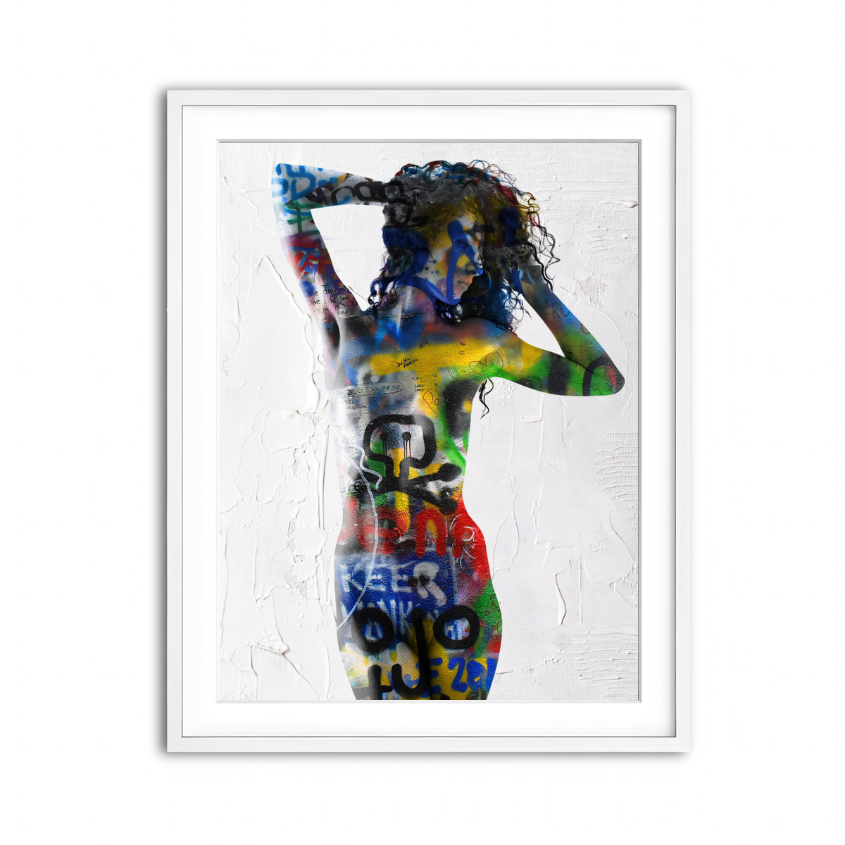 Framed Print 3x4 White