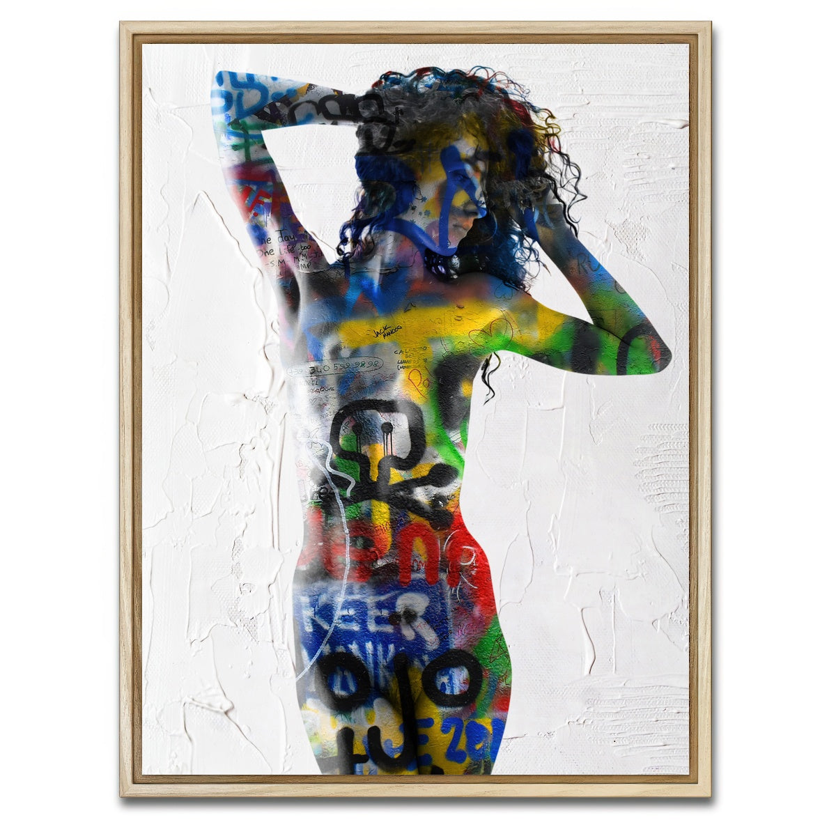 AUTO-MOCKUP WHITE | Muse | 1 Piece | Natural Framed Canvas | group=3x4