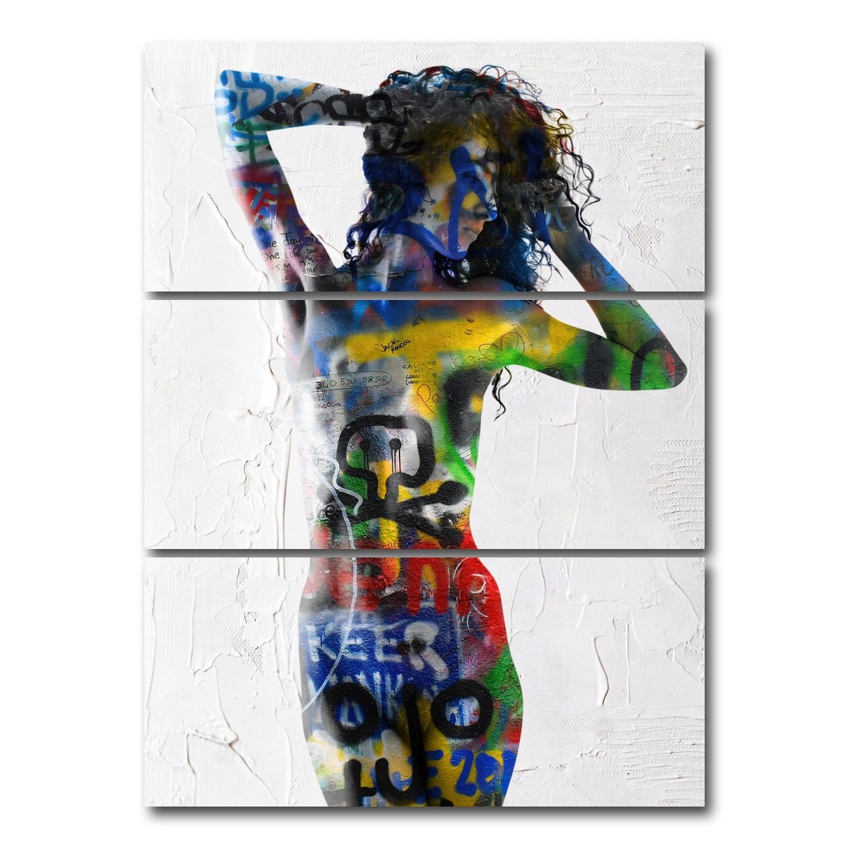 AUTO-MOCKUP WHITE | Muse | 3 Piece | Gallery Wrap Canvas | group=8x18_stacked