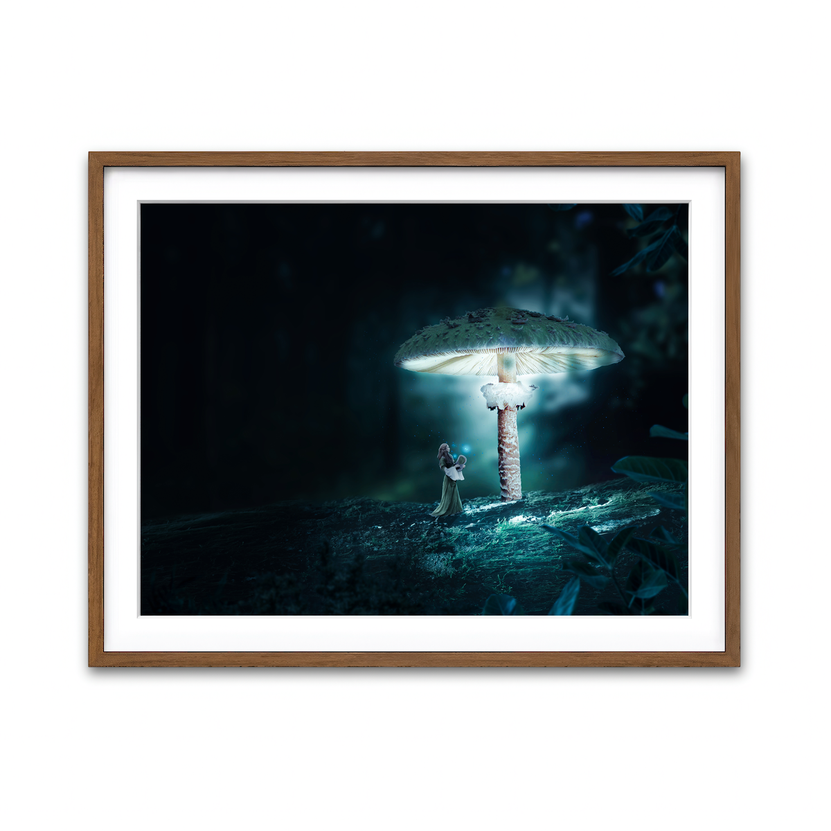 Framed Print 4x3 Walnut