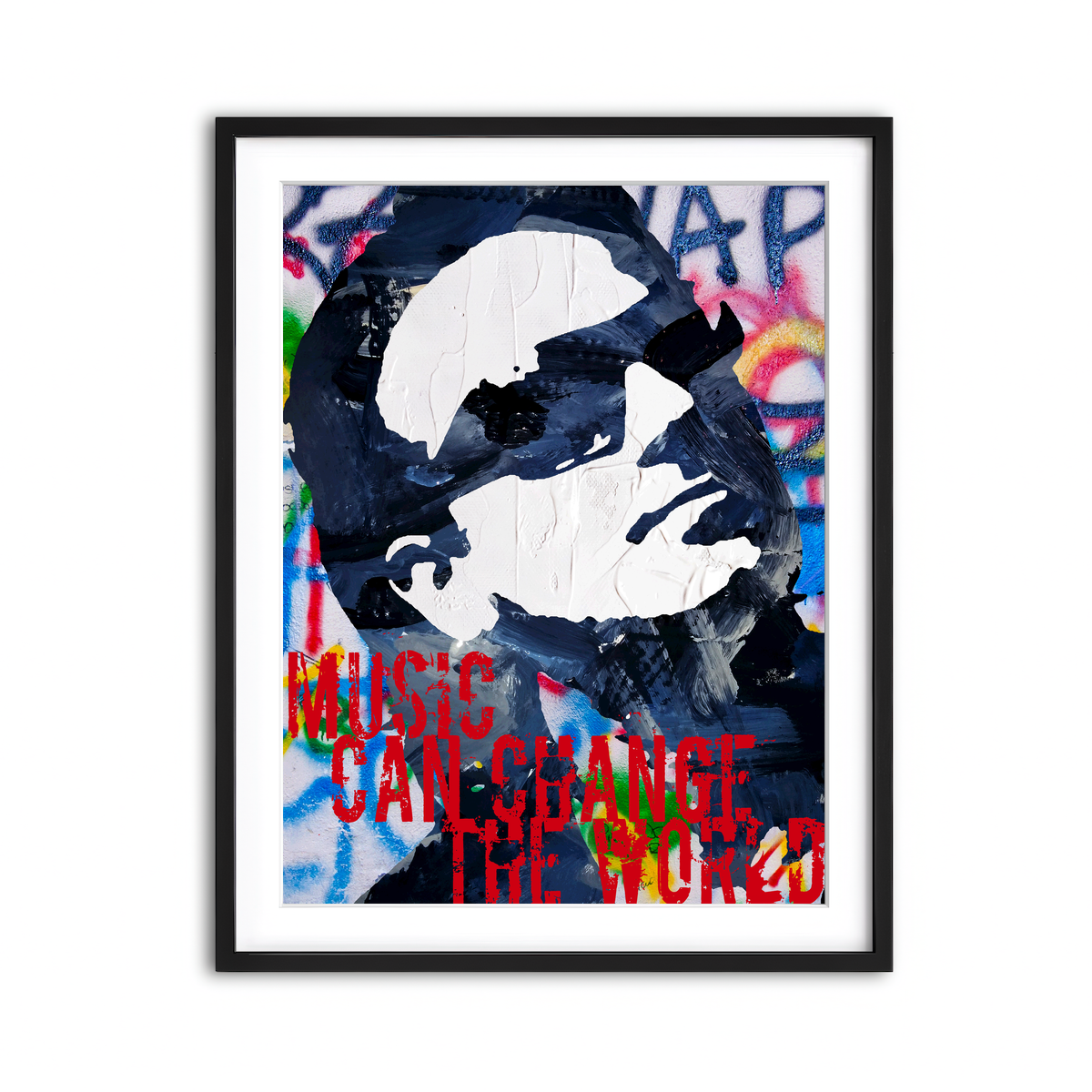 Framed Print 3x4 Black