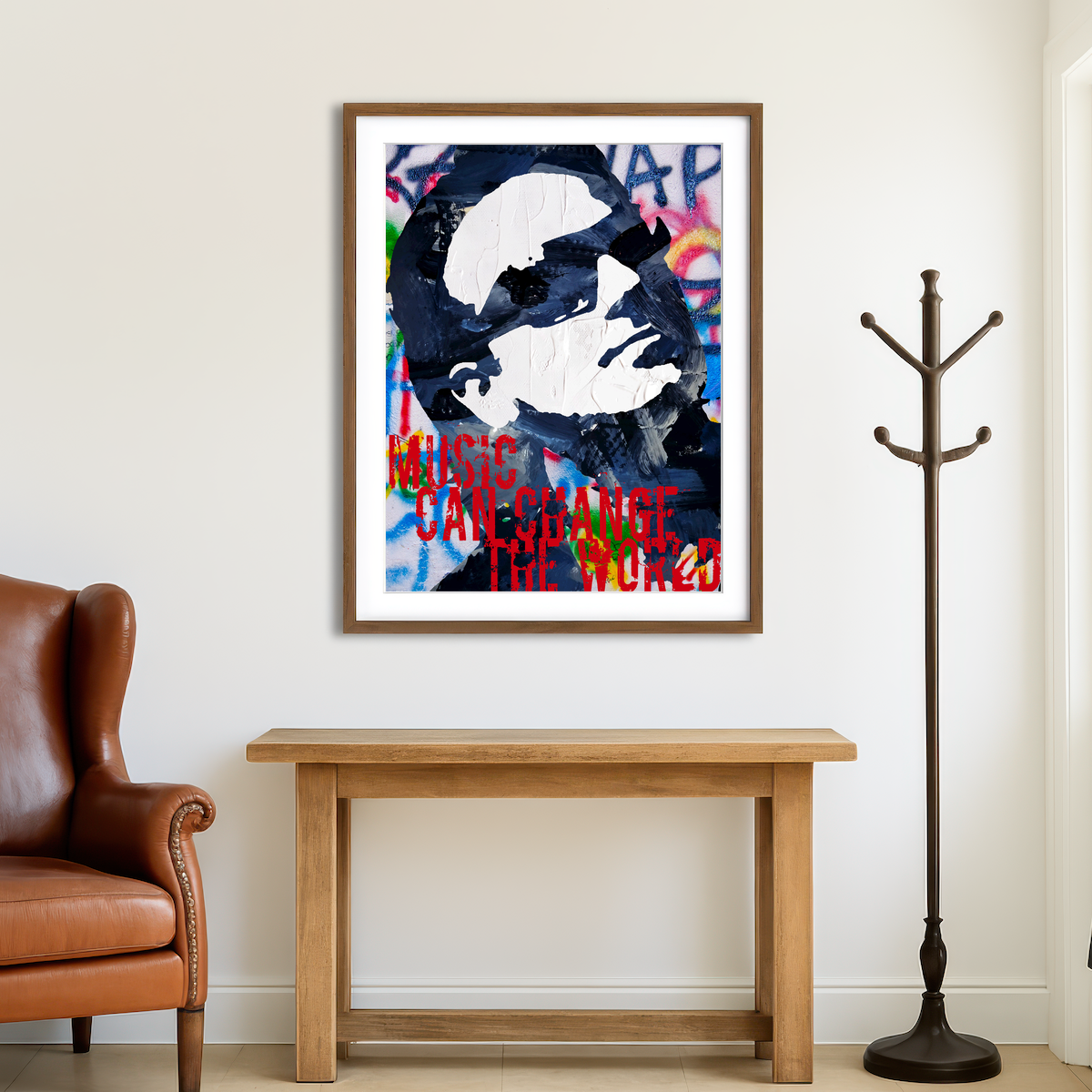 AUTO-MOCKUP ROOM | Music Can Wall Art