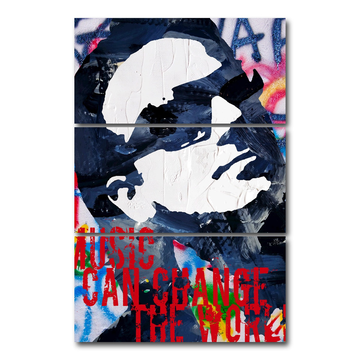 AUTO-MOCKUP WHITE | Music Can | 3 Piece | Gallery Wrap Canvas | group=12x24_stacked