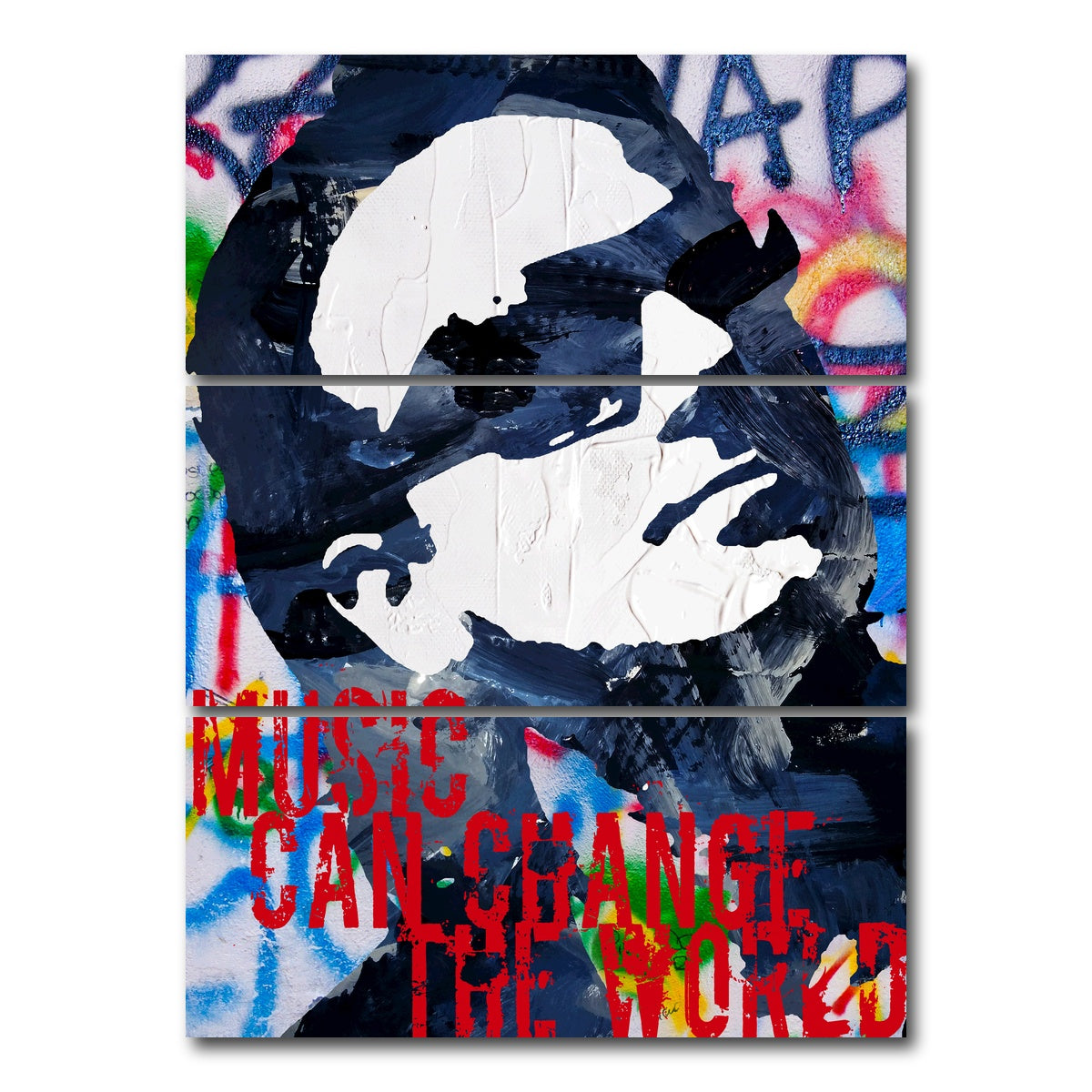 AUTO-MOCKUP WHITE | Music Can | 3 Piece | Gallery Wrap Canvas | group=8x18_stacked