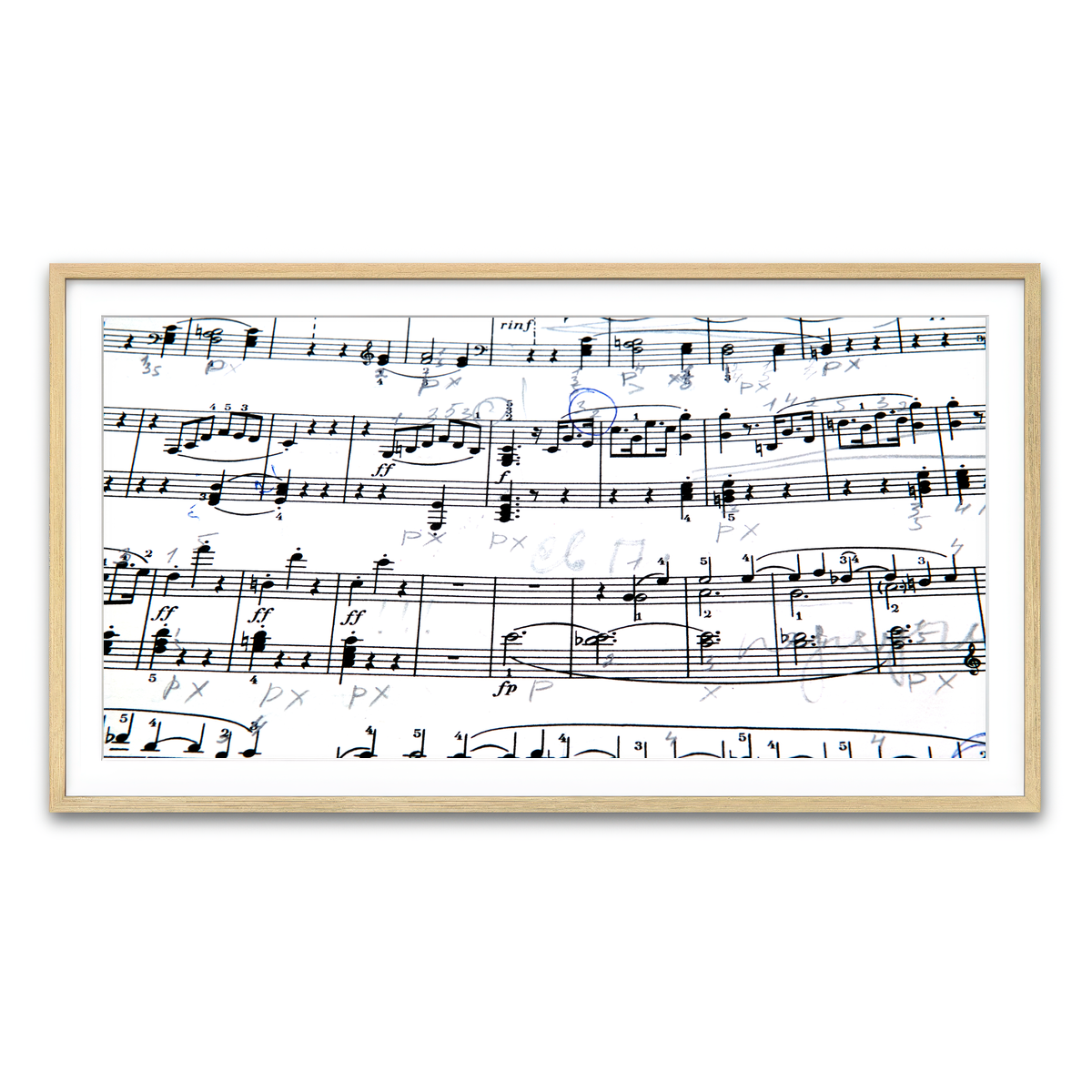 Framed Print 2x1 Natural