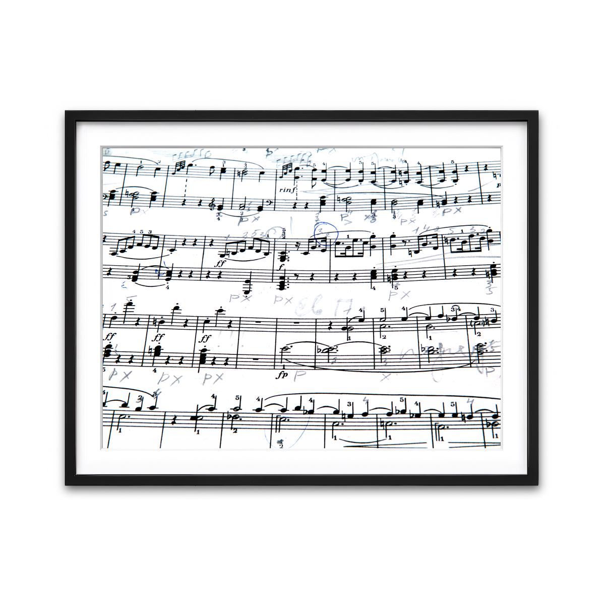 Framed Print 4x3 Black