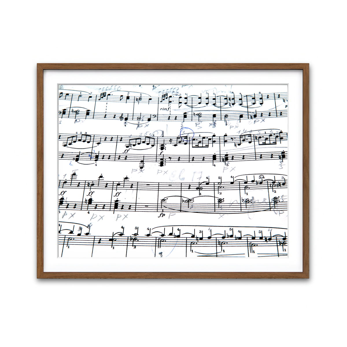 Framed Print 4x3 Walnut