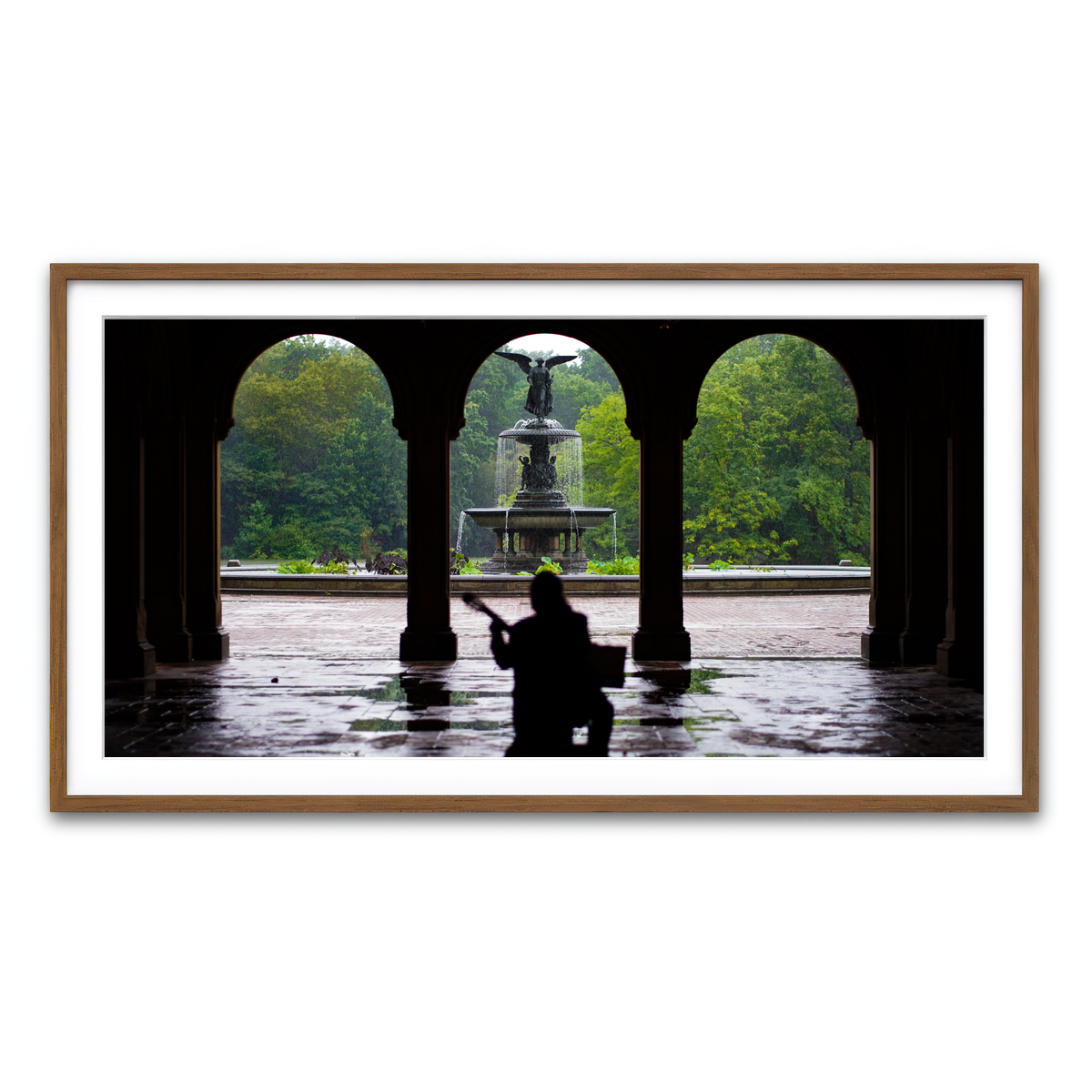 Framed Print 2x1 Walnut