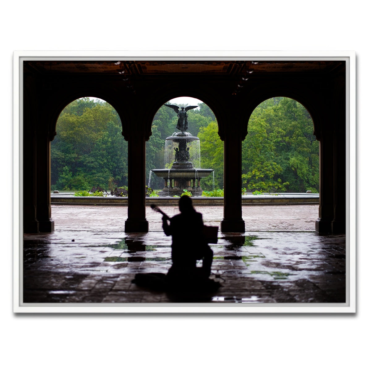AUTO-MOCKUP WHITE | Music in the Park | 1 Piece | White Framed Canvas | group=4x3