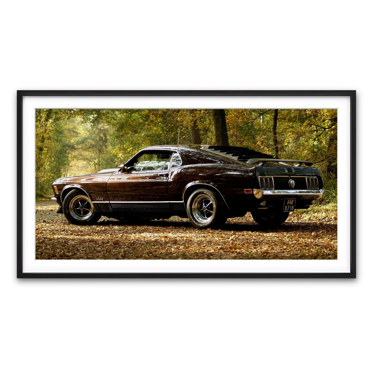 Framed Print 2x1 Black