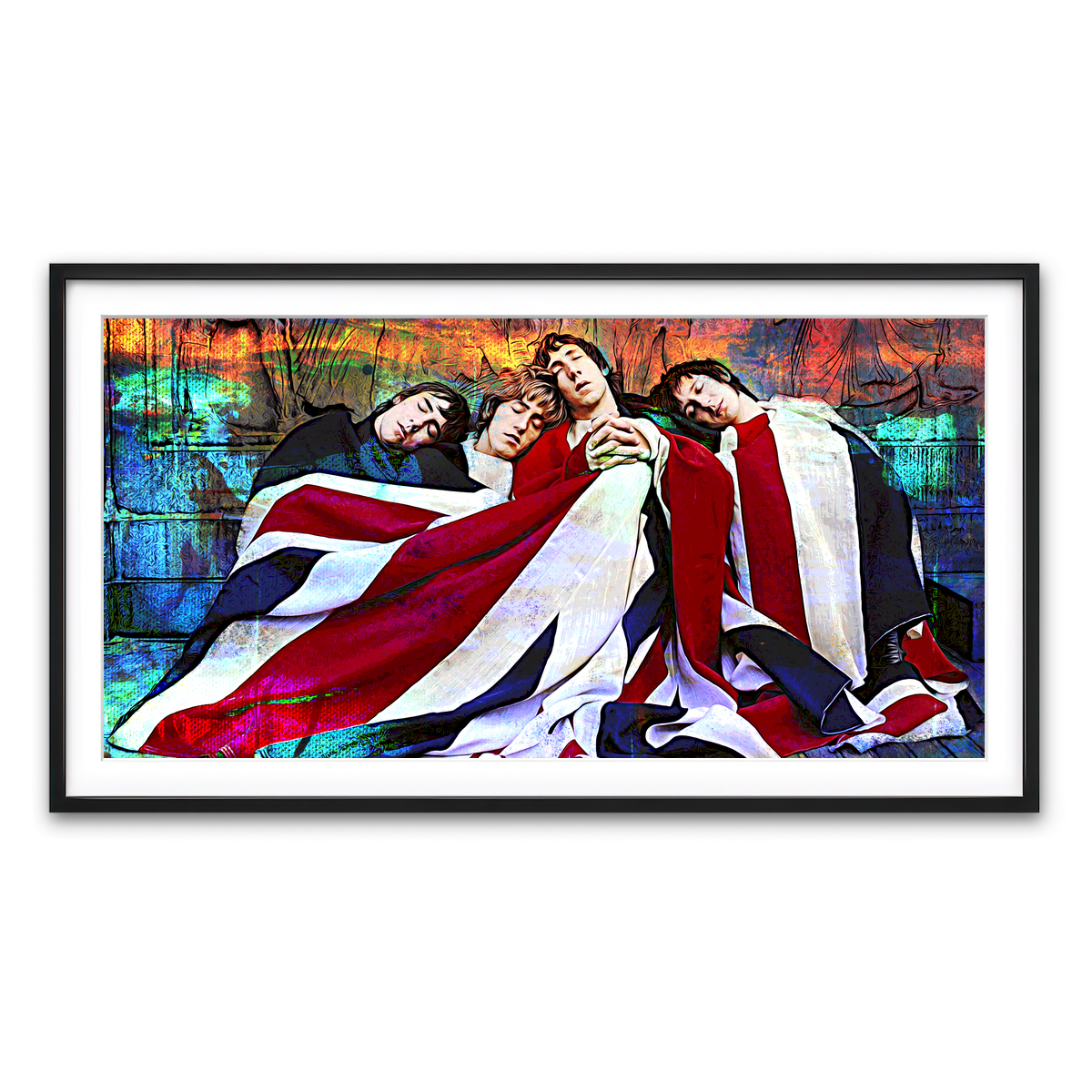 Framed Print 2x1 Black