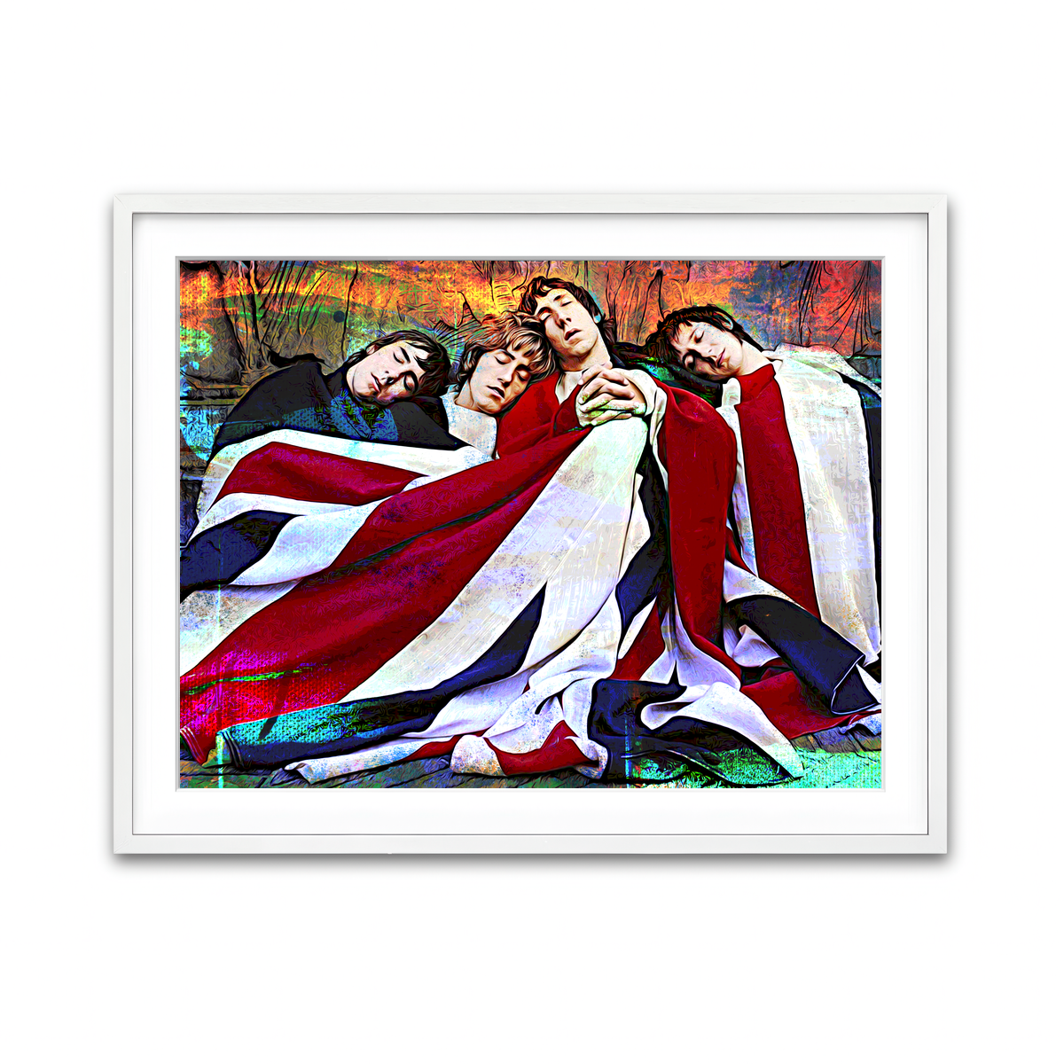 Framed Print 4x3 White