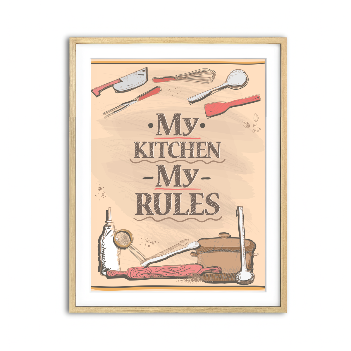 Framed Print 3x4 Natural