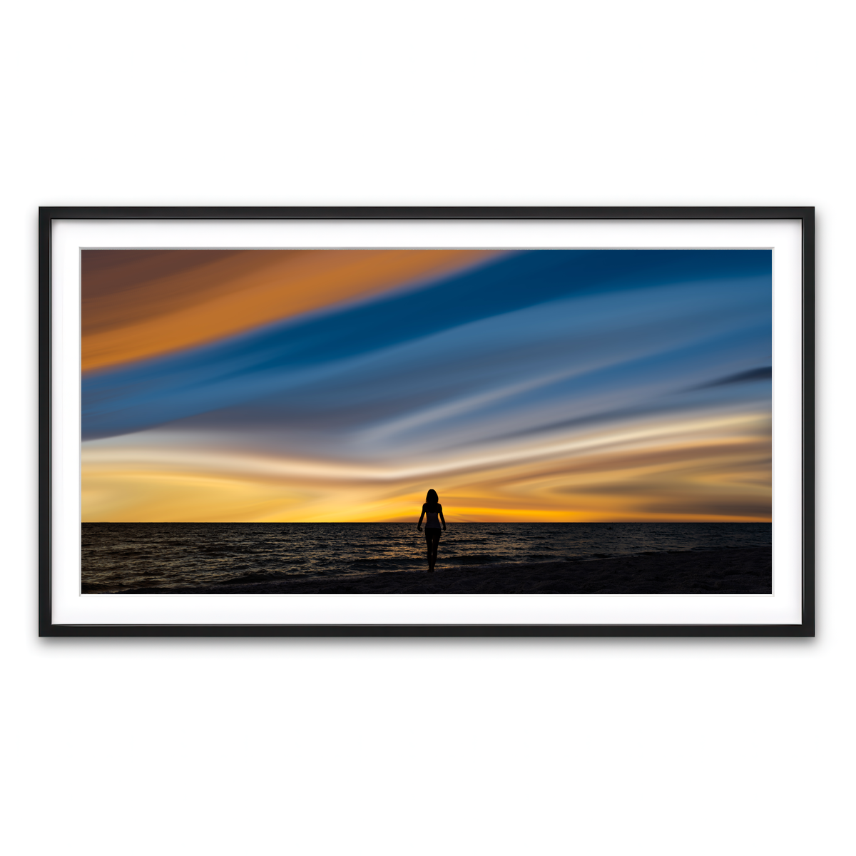 Framed Print 2x1 Black