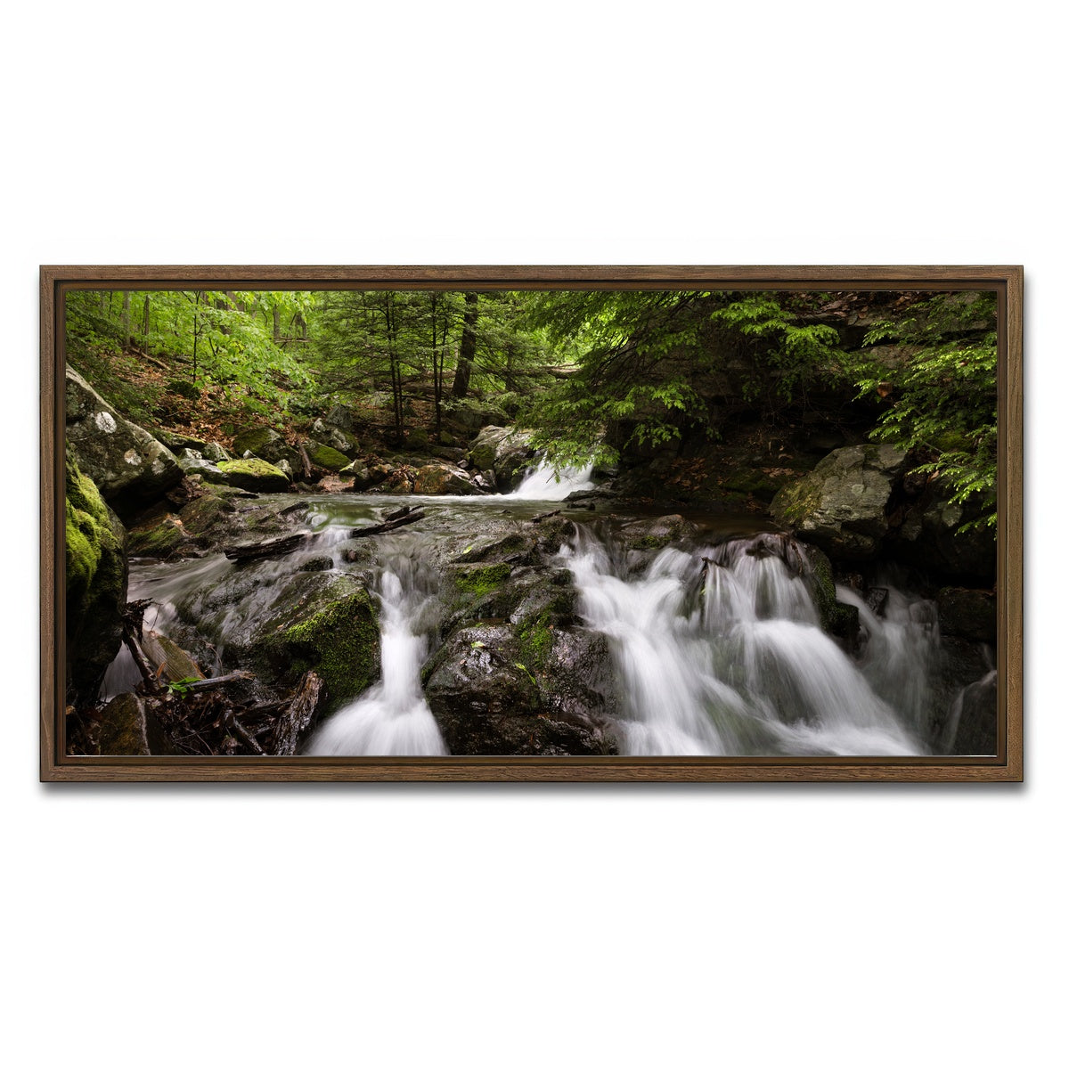 AUTO-MOCKUP WHITE | My Spot | 1 Piece | Walnut Framed Canvas | group=2x1