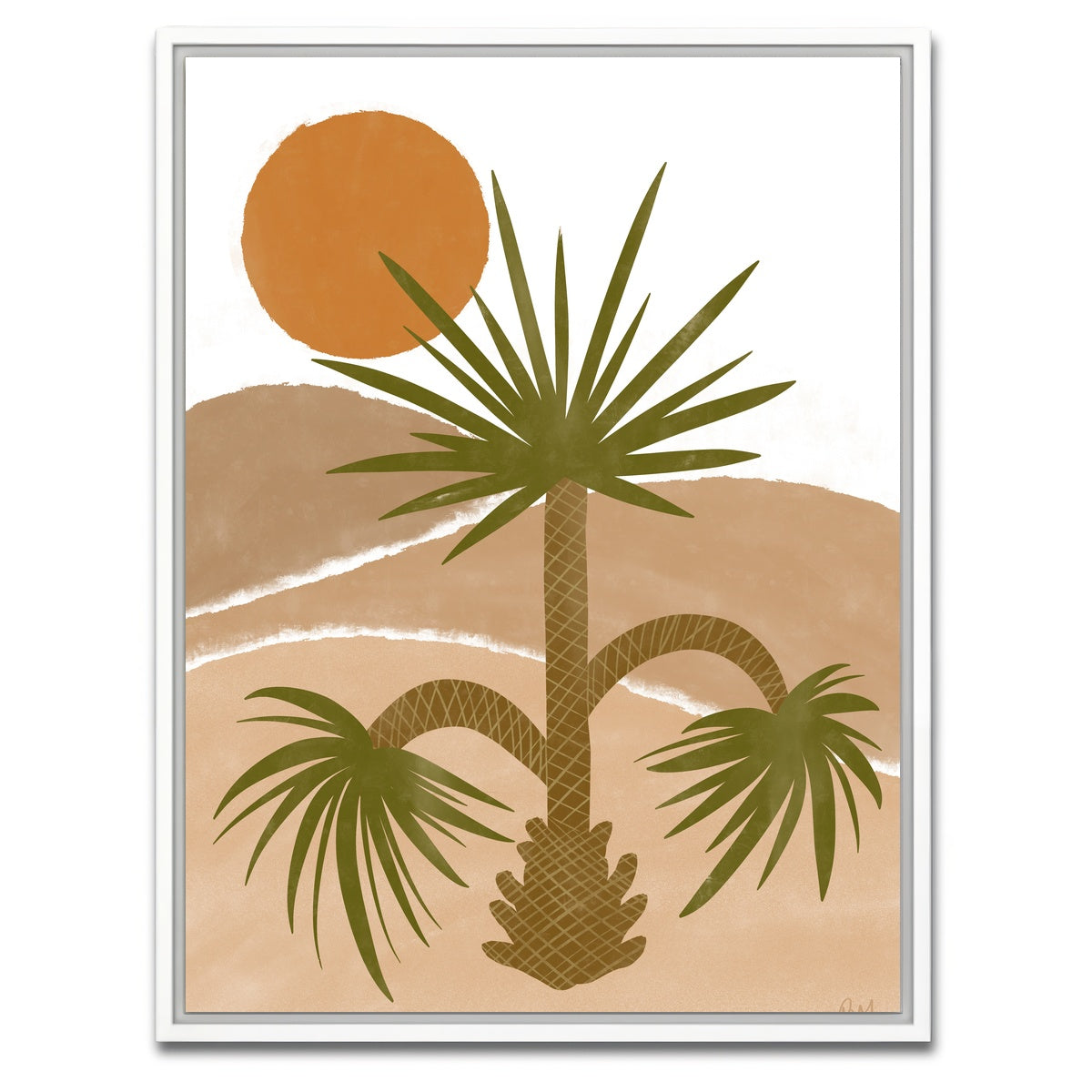 AUTO-MOCKUP WHITE | My oasis | 1 Piece | White Framed Canvas | group=3x4