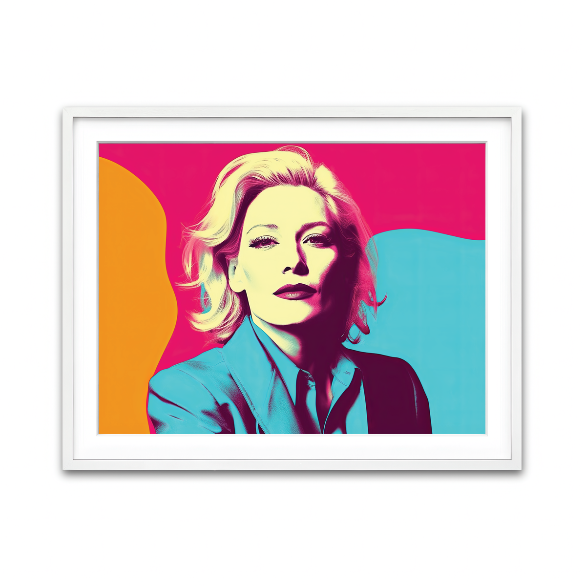 Framed Print 4x3 White