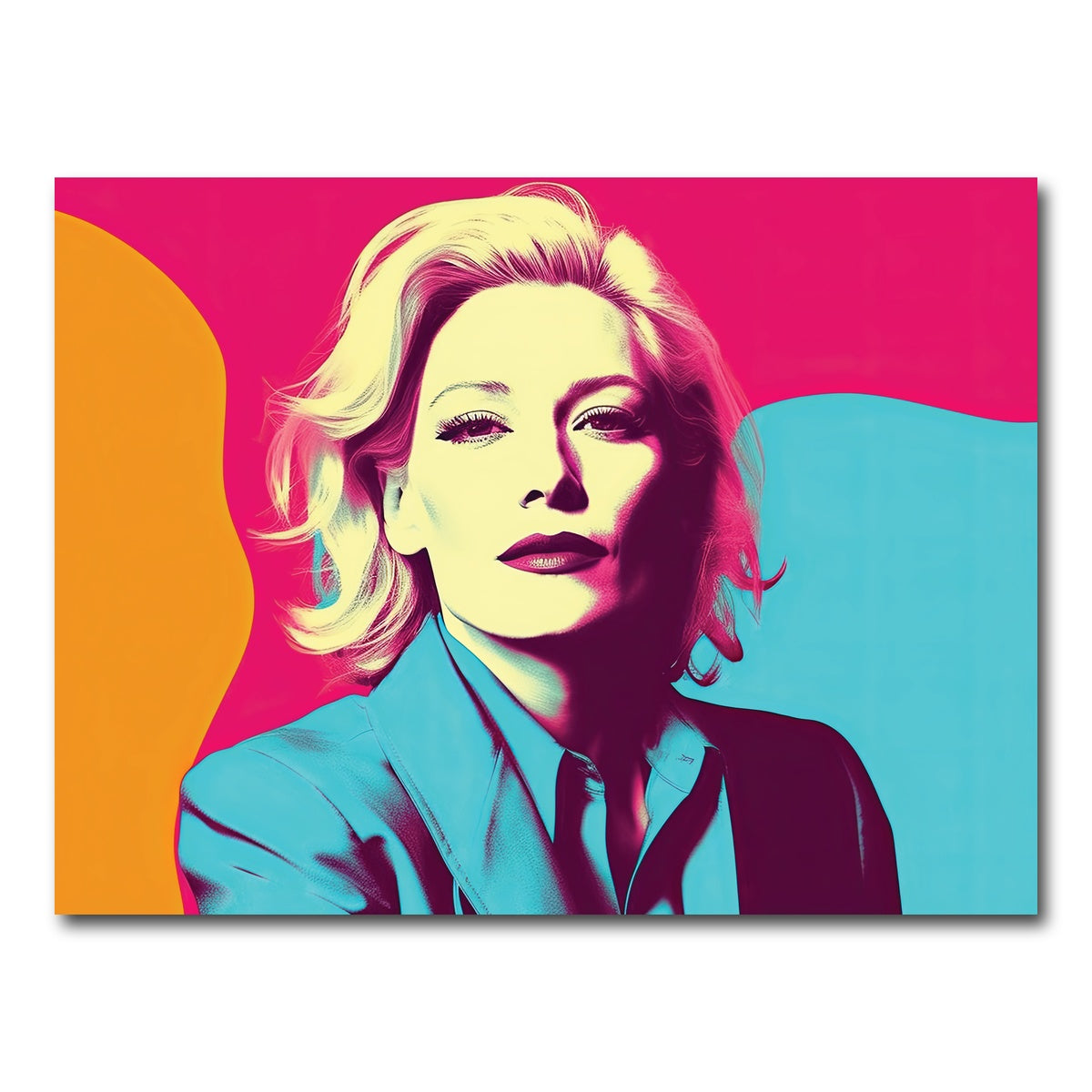 AUTO-MOCKUP WHITE | Mysterious Cate Blanchett | 1 Piece | Gallery Wrap Canvas | group=4x3