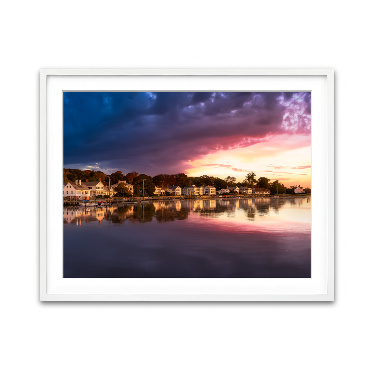 Framed Print 4x3 White