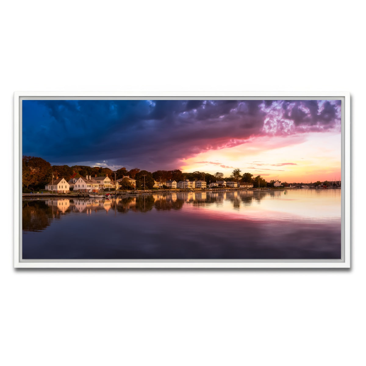 AUTO-MOCKUP WHITE | Mystic River | 1 Piece | White Framed Canvas | group=2x1
